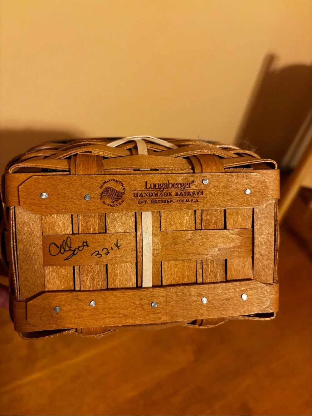 2009 Longaberger Holiday Helper / Treats Basket Set